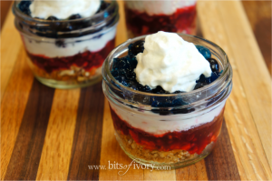 Red White and Blue Berry Cups | by www.bitsofivory.com
