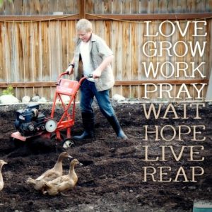 Of Boys, Dirt and Ducks - My favorite four-letter words of gardening | www.bitsofivory.com