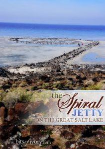 The Spiral Jetty on the Great Salt Lake | Places to See | www.bitsofivory.com