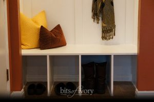 Bits of Ivory Entry Closet Bench