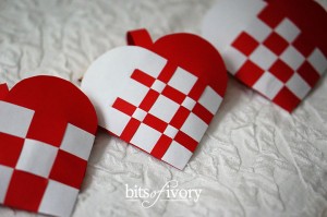 How to make Beautiful Danish Heart Baskets - Free Template